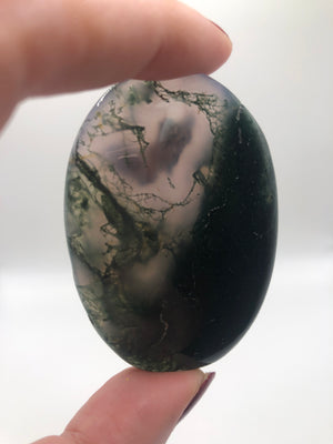 Purple moss agate