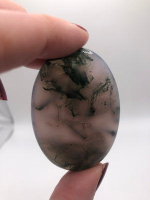 Purple moss agate