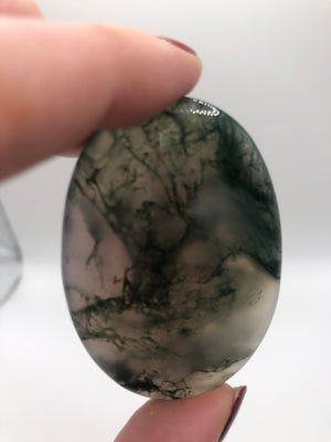 Purple moss agate