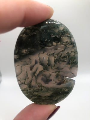 Purple moss agate