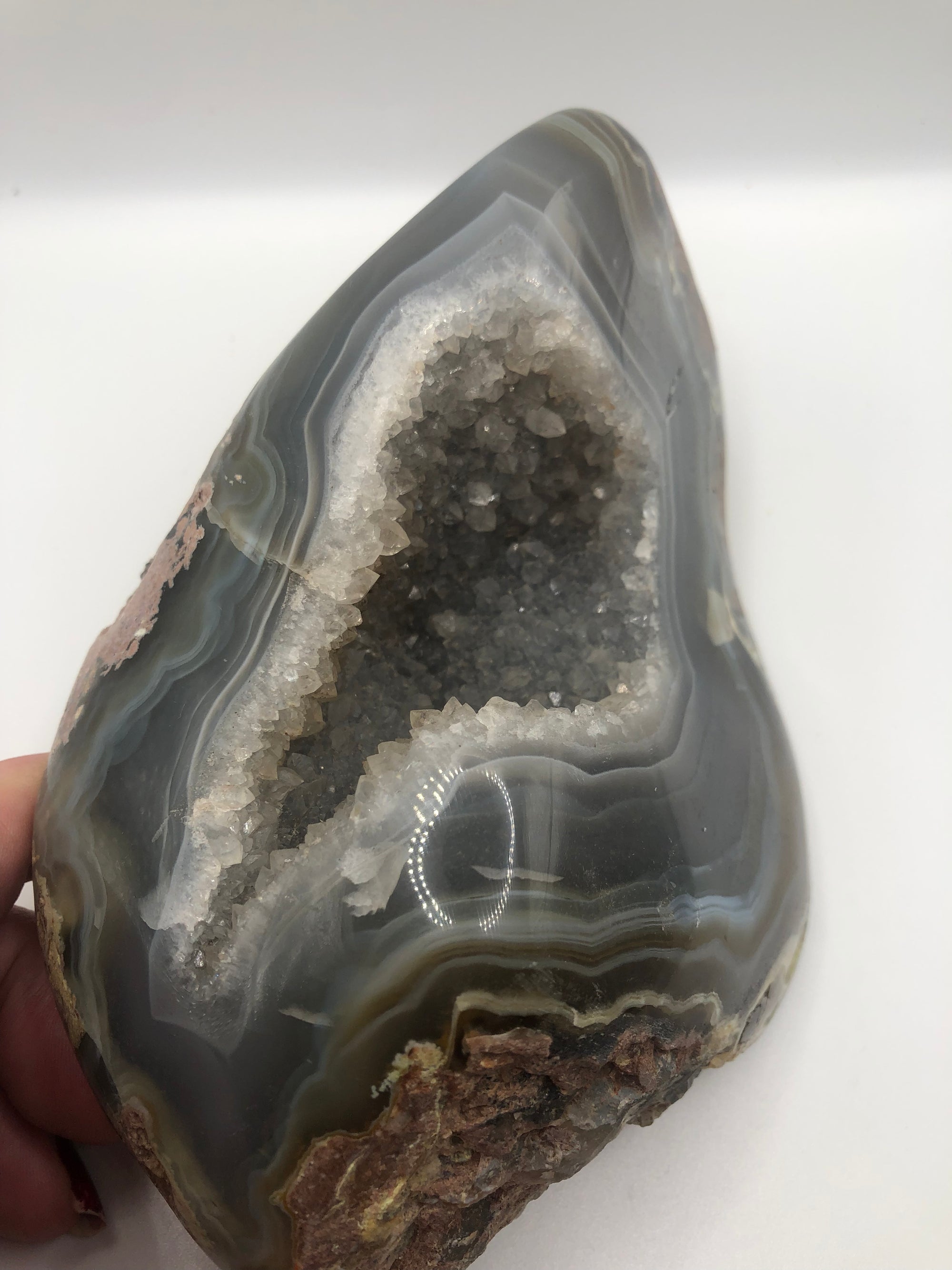 Druzy agate