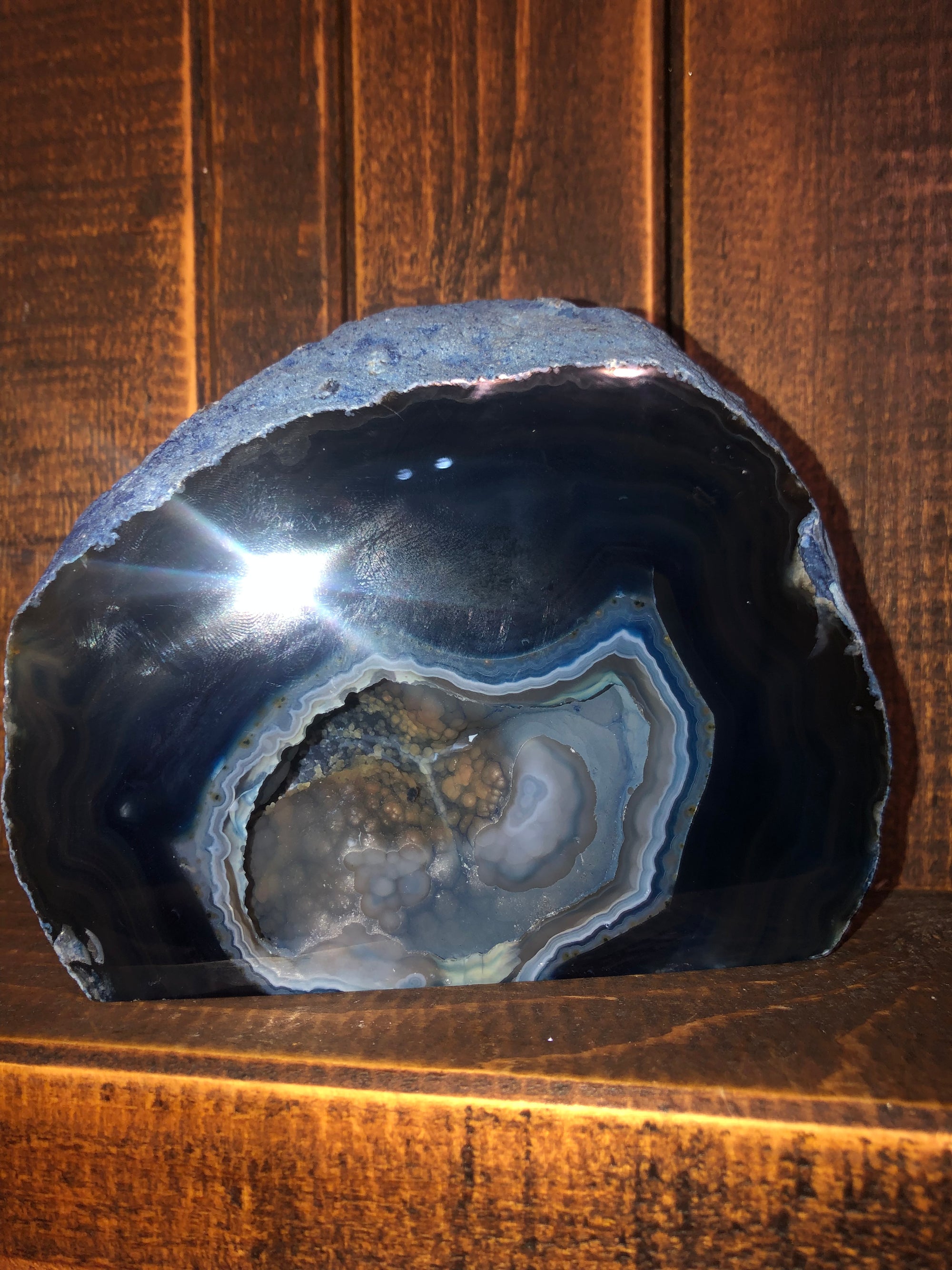 Druzy agate