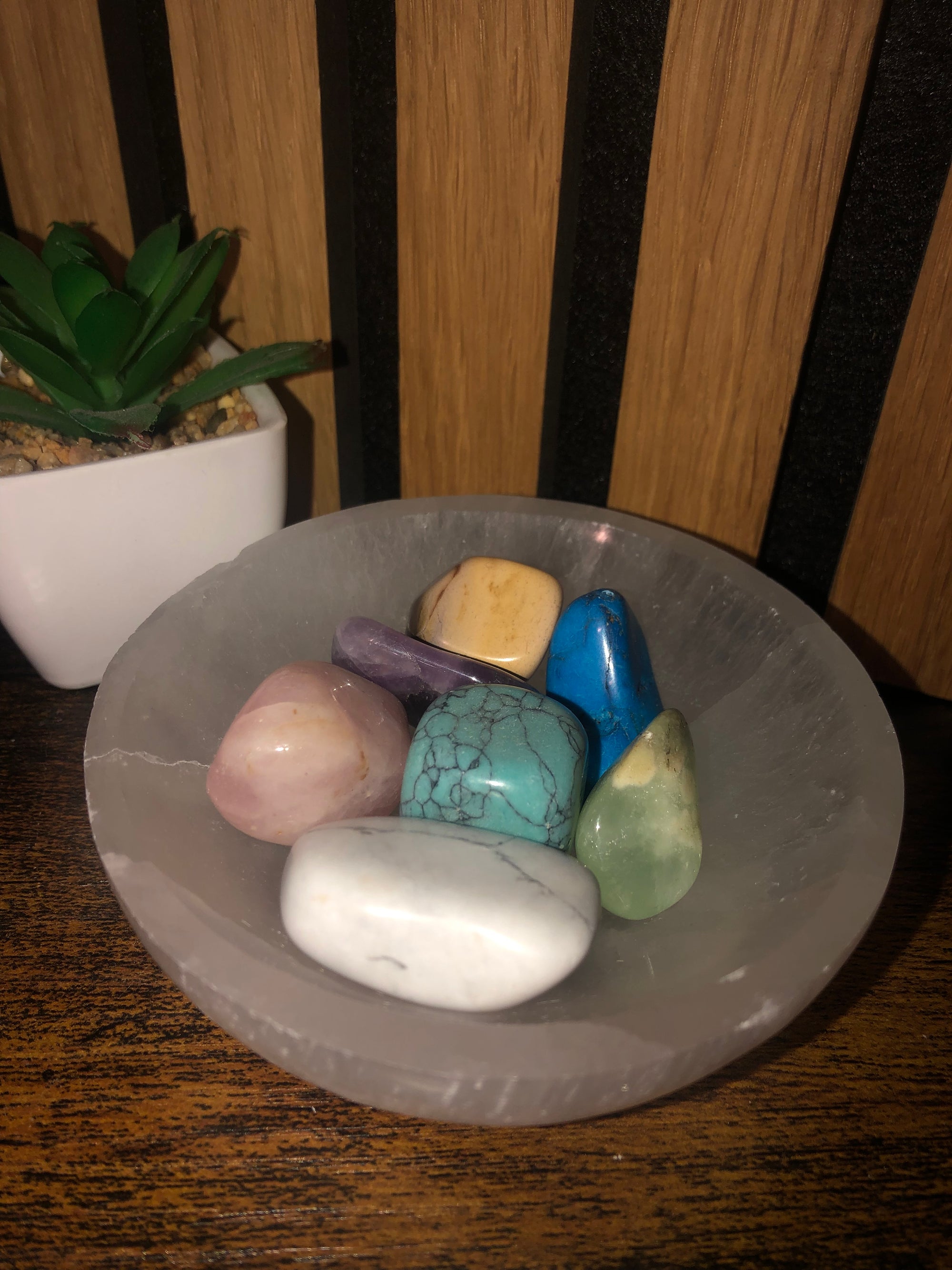 Selenite bowl