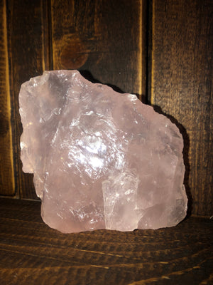 Rough/polished Rose Quartz