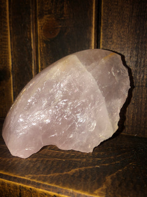 Rough/polished Rose Quartz