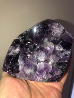 High grade amethyst cluster