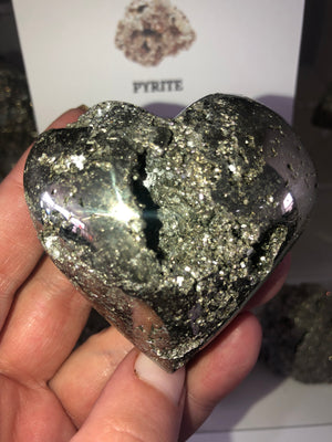 Pyrite hearts