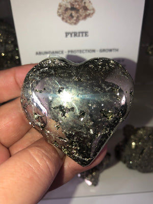 Pyrite hearts