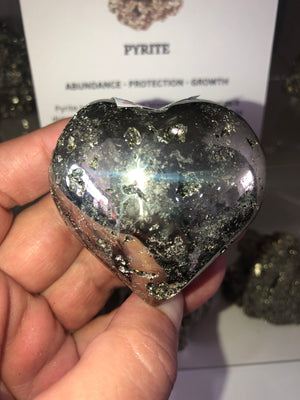 Pyrite hearts