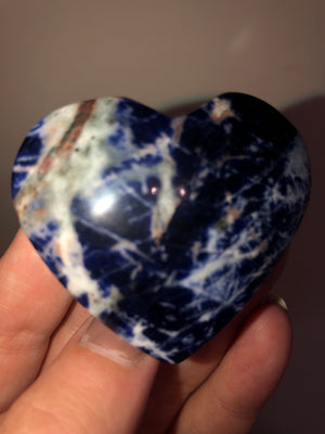 Sodalite hearts