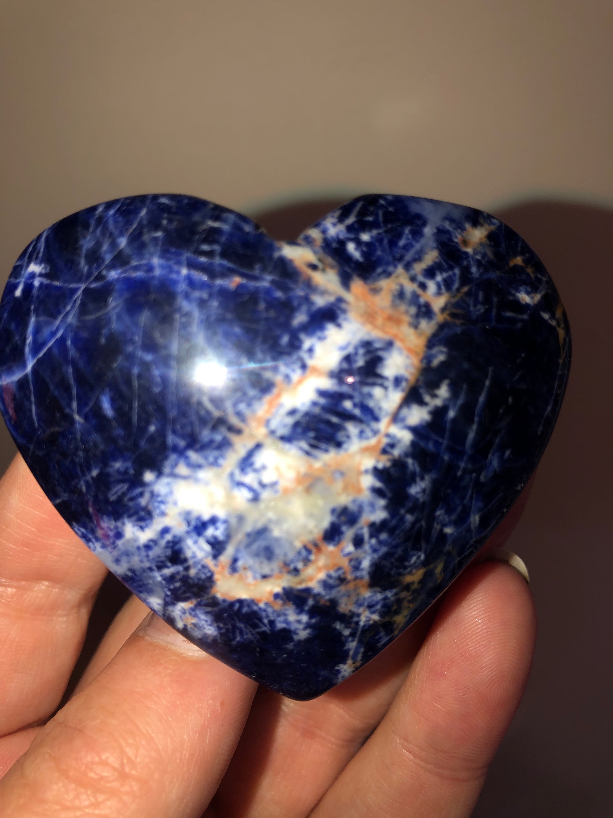 Sodalite hearts