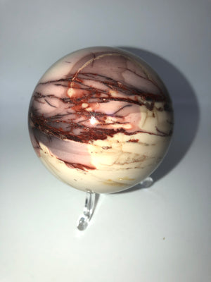 Mookaite spheres