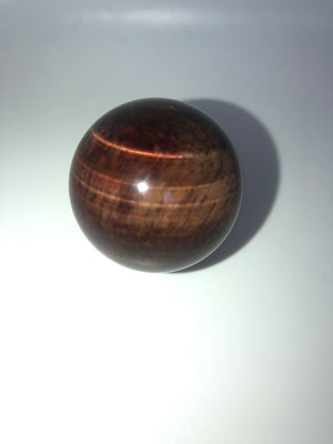 Red tigers eye sphere