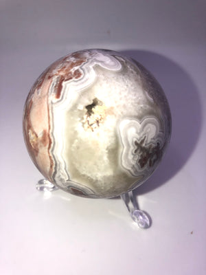 Mexican crazy lace agate sphere