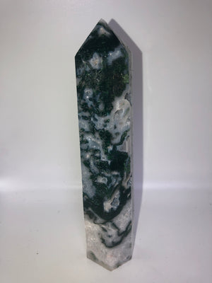 Green Moss Agate Towers xl size