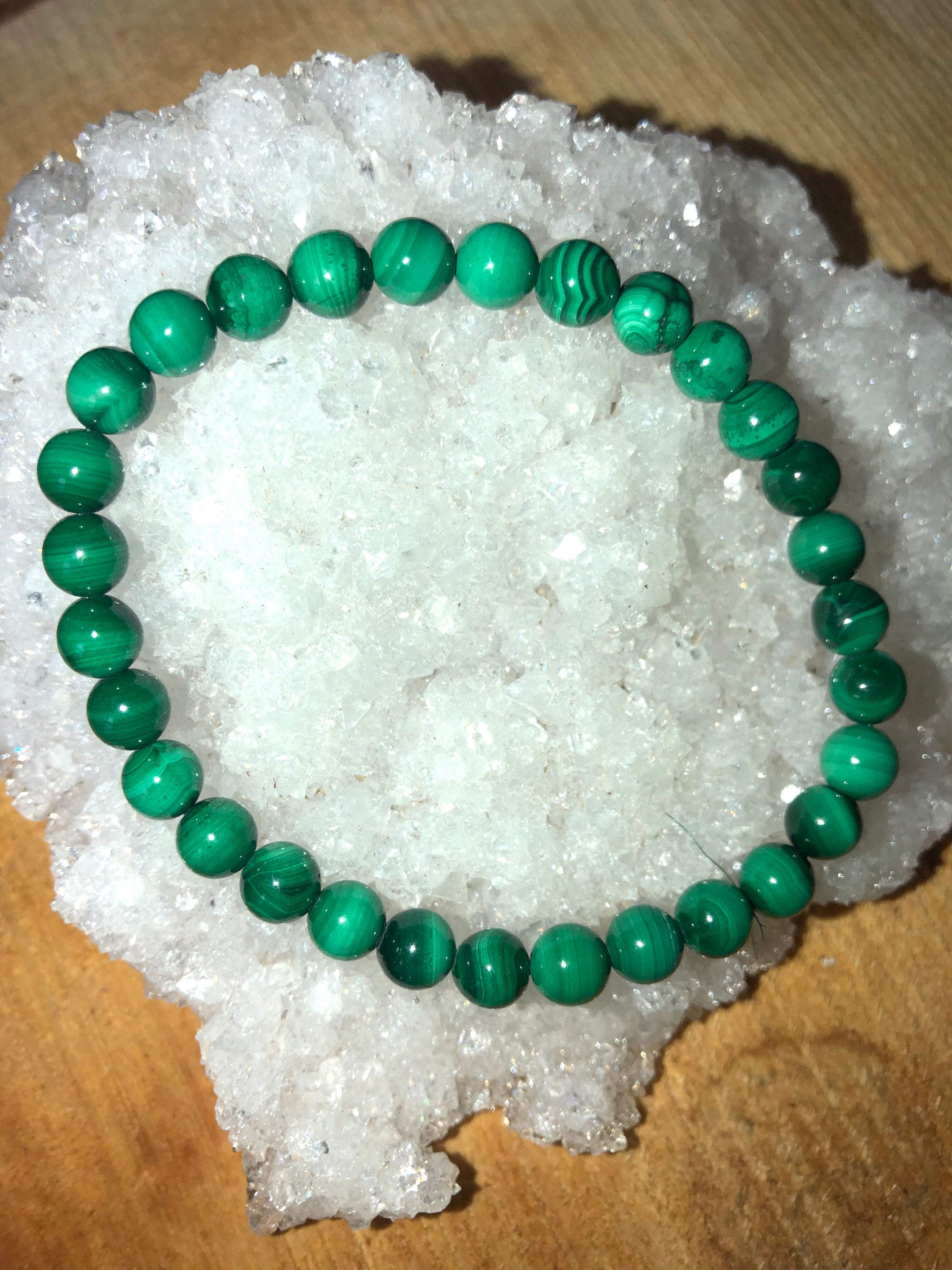 Malachite bracelets