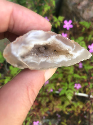 Mini druzy agate cluster