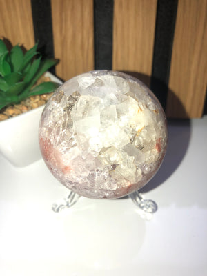 Pink amethyst Sphere