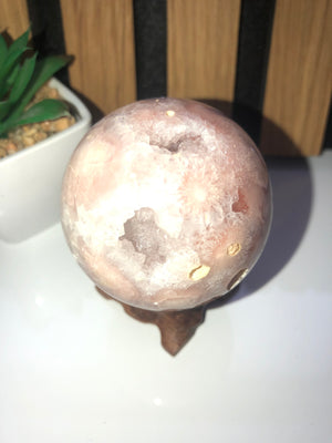 Pink amethyst Sphere