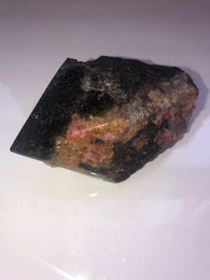 Raw/polished rhodonite