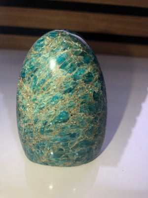 Blue apatite freeform