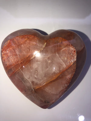 Fire quartz heart