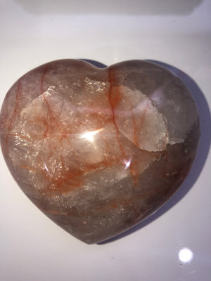 Fire quartz heart