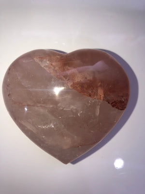 Fire quartz heart