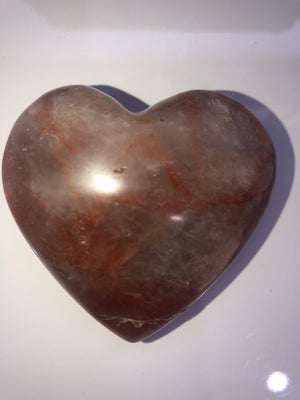 Fire quartz heart