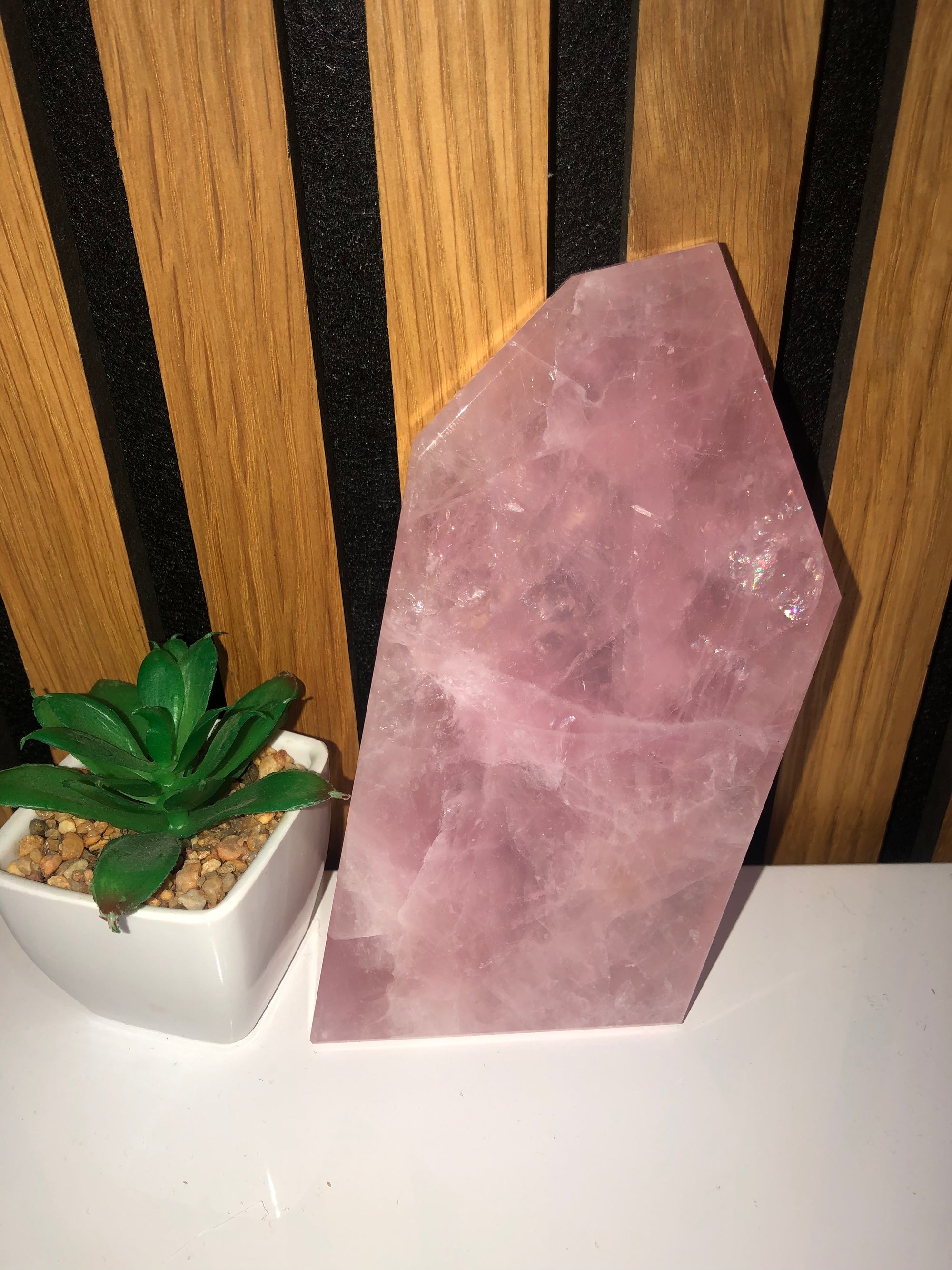 Rose Quartz slices