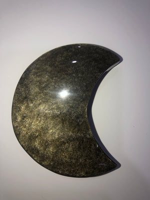 Golden sheen obsidian moons