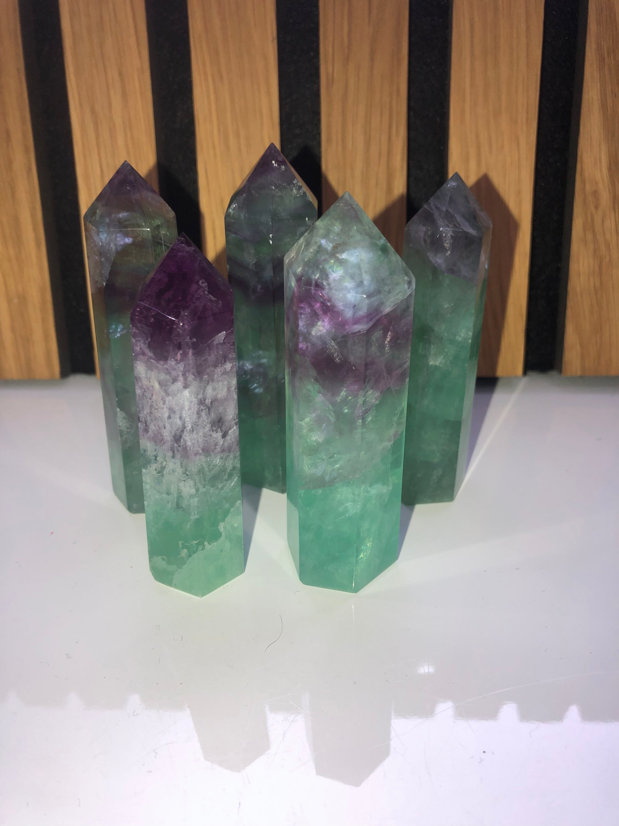 Fluorite towers