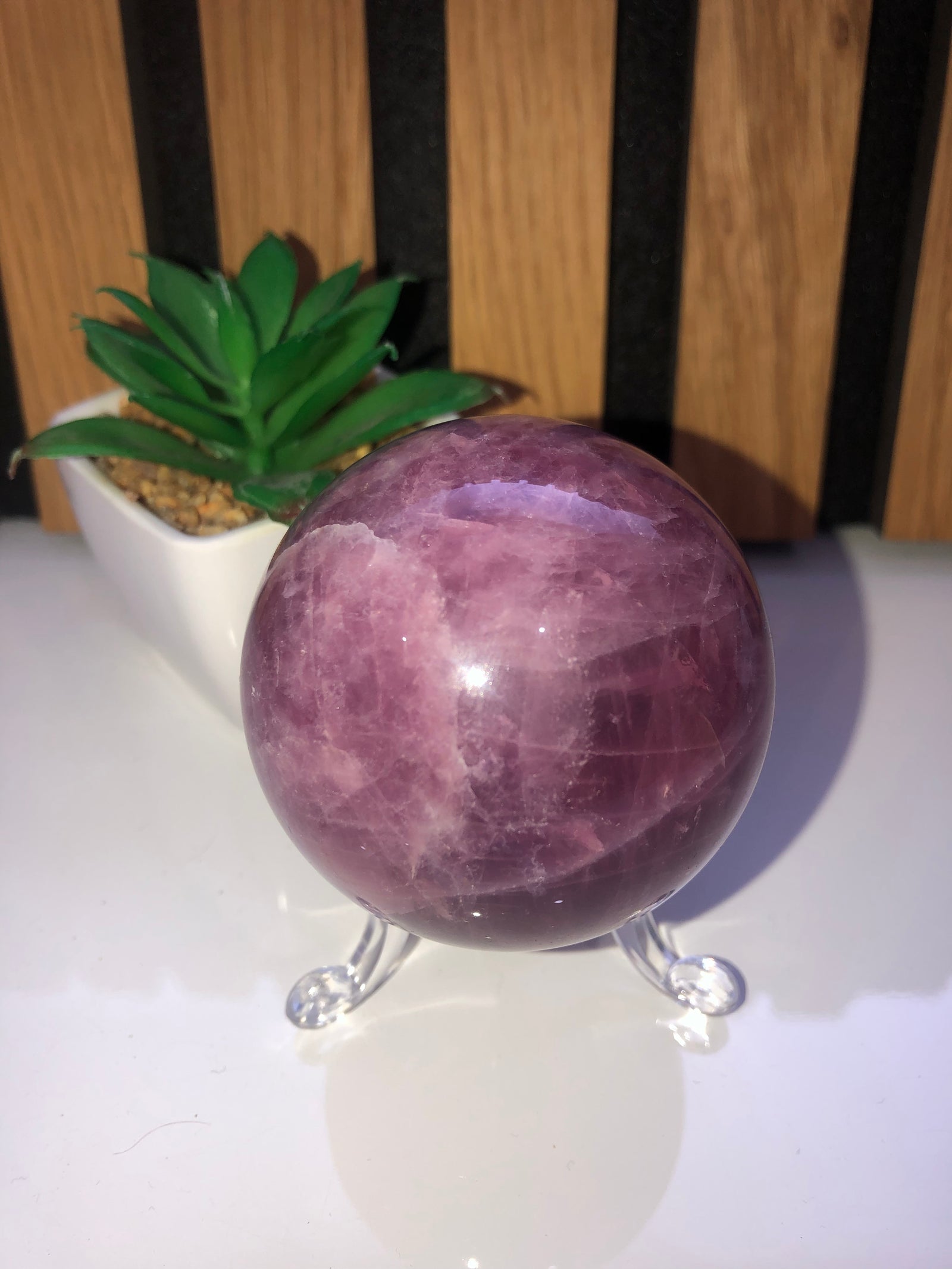 Lavender Quartz sphere