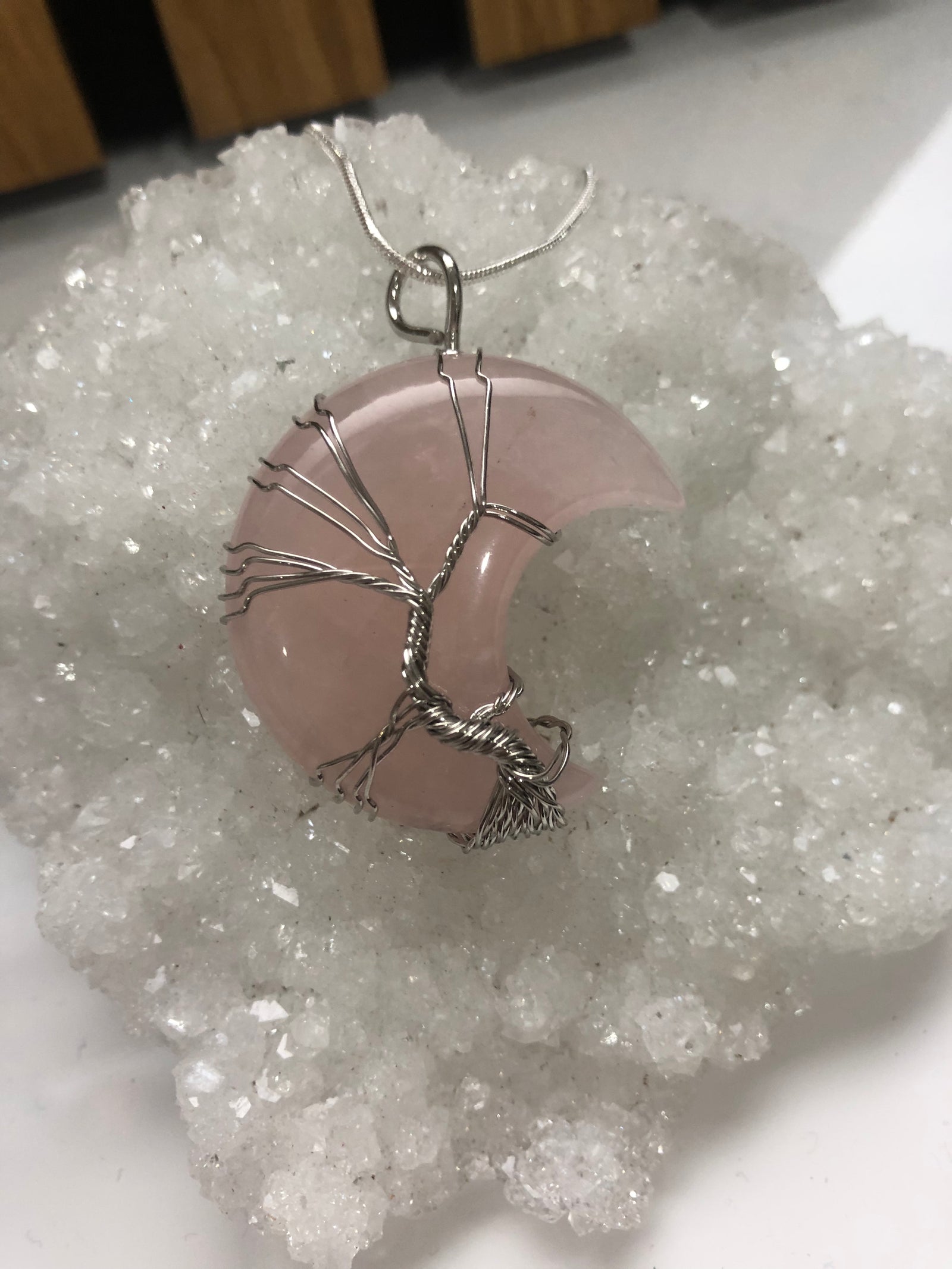 Rose Quartz pendants