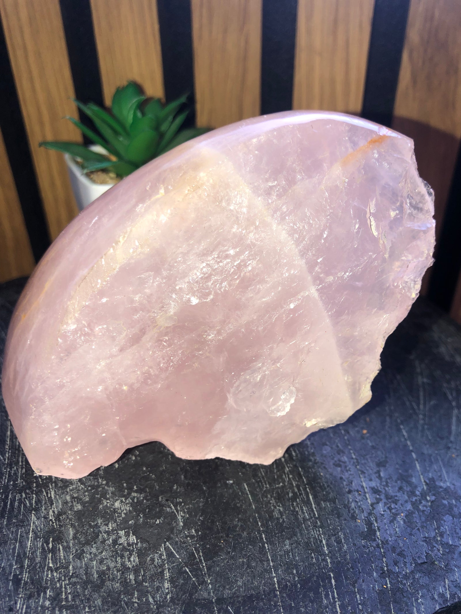 Raw/polished Rose Quartz