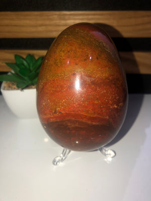 Petrified wood egg
