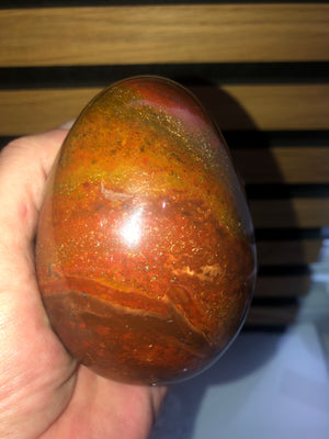 Petrified wood egg