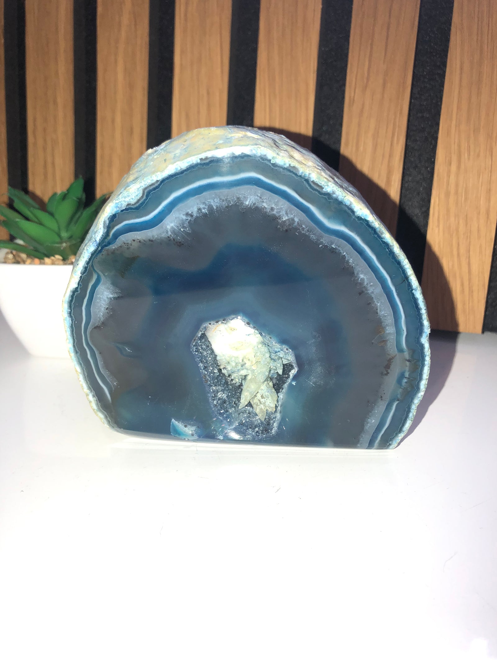 Druzy agate