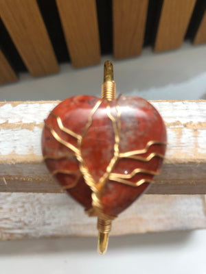 wrapped tree of life bangle (gold plated)