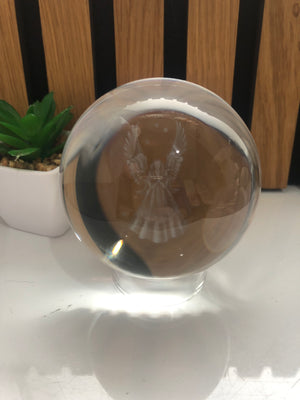 Guardian Angel Glass Sphere