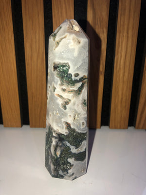 Green Moss Agate Towers xl size