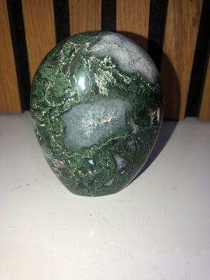 Green moss agate Freeform