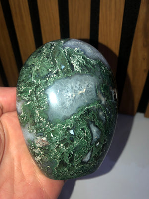 Green moss agate Freeform