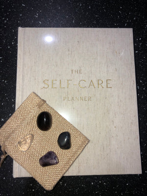 SERENITY SELF CARE PLANNER/WITH CRYSTAL PACK