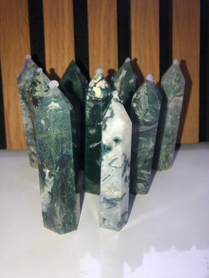 moss agate tower