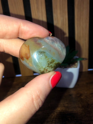 Polychrome Jasper Hearts