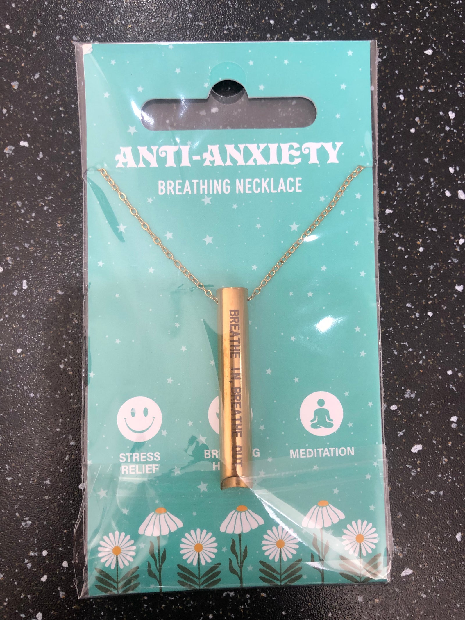 ANTI-ANXIETY BREATHING NECKLACE AND RING