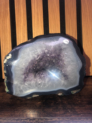 Brazilian Agate and Amethyst Freeform