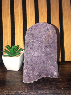 Brazilian Agate and Amethyst Freeform