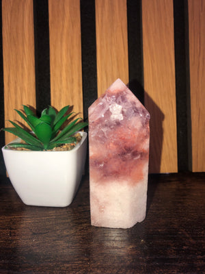 Pink amethyst towers